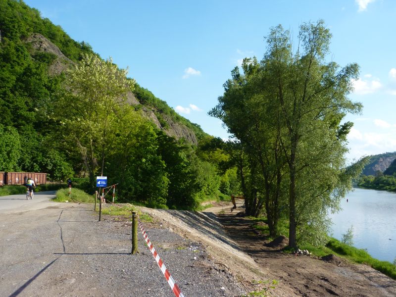 Stavba cyklostezky Zbraslav - Jarov